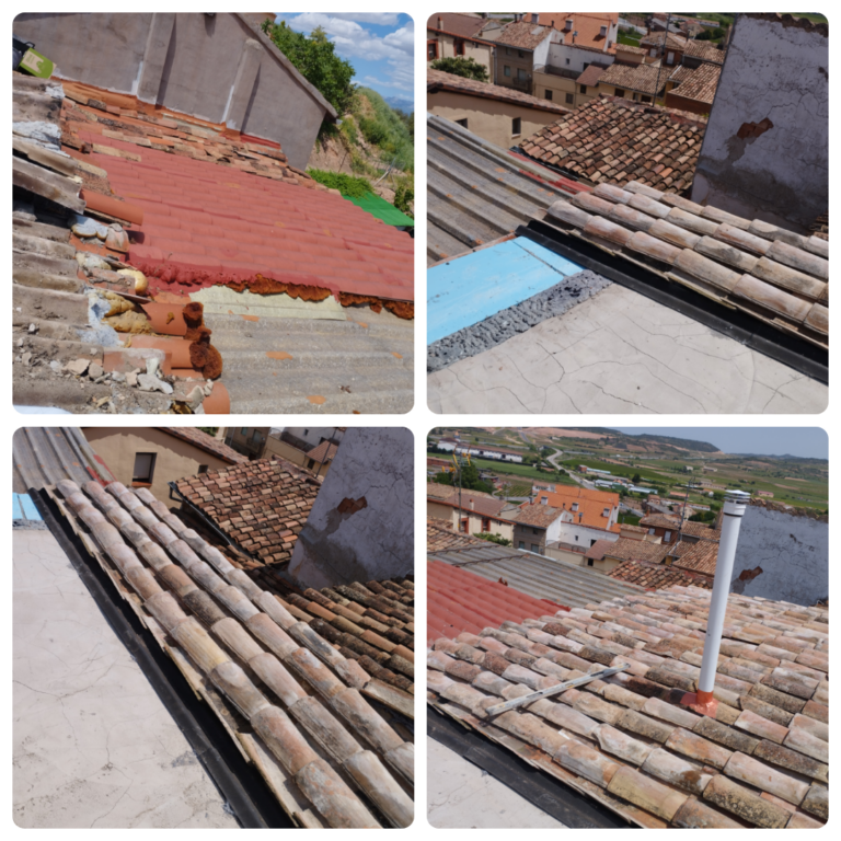 Servicio urgente de reparación de tejados de hierro, madera u hormigón en La Rioja